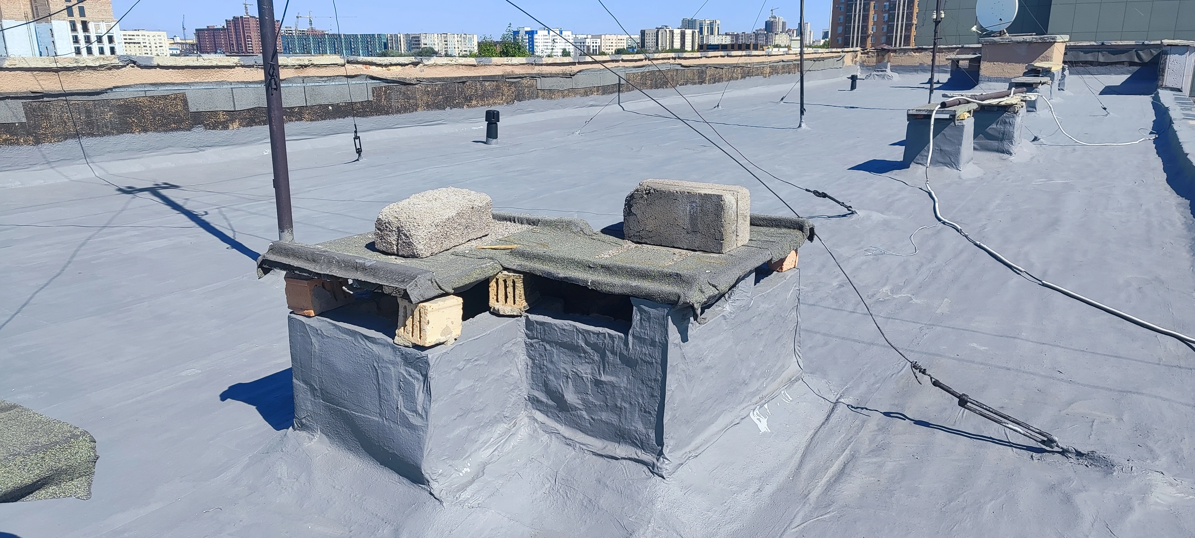 Roll Bitumen Roof Restoration