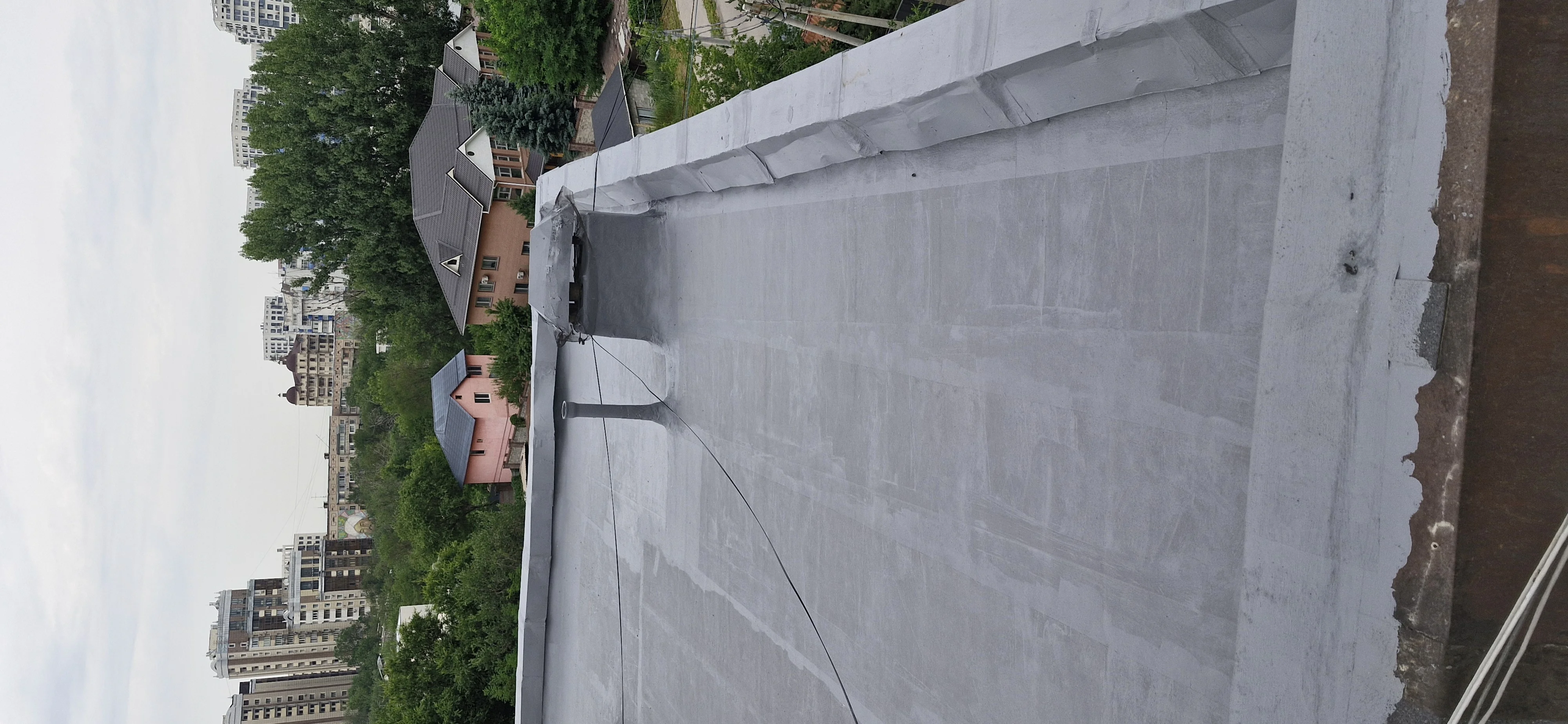 Цементная кровля