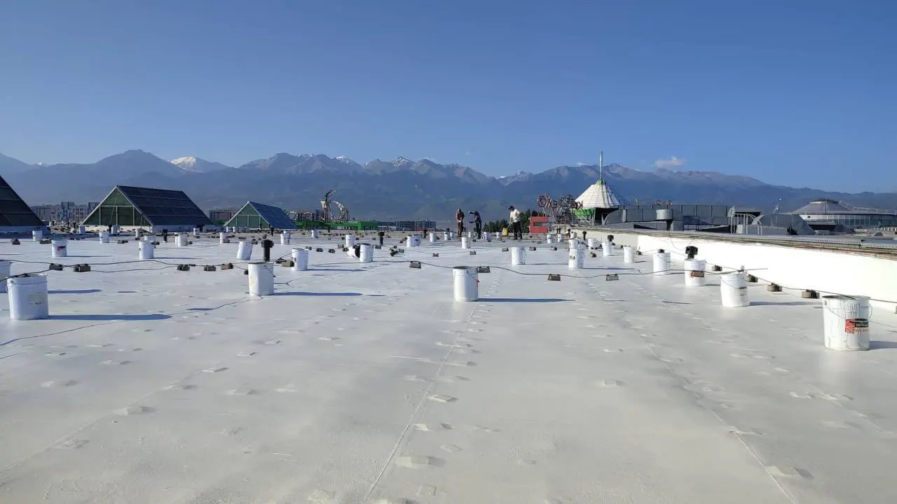 ПВХ мембрана после восстановления